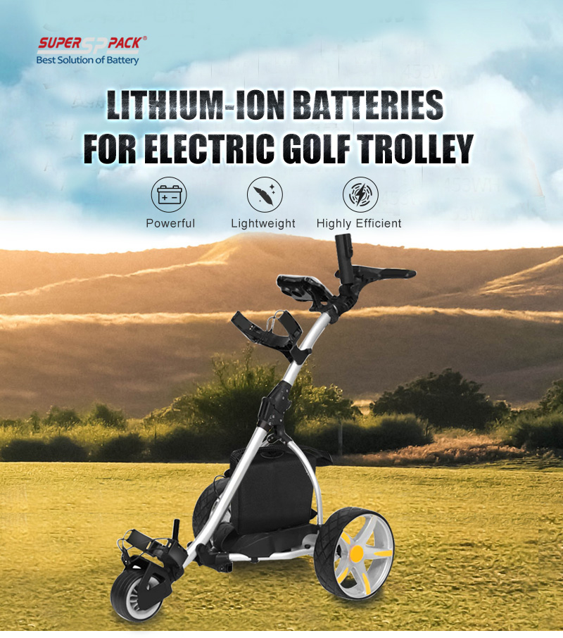 Batteries lithium-ion 12 V pour chariot de golf électrique