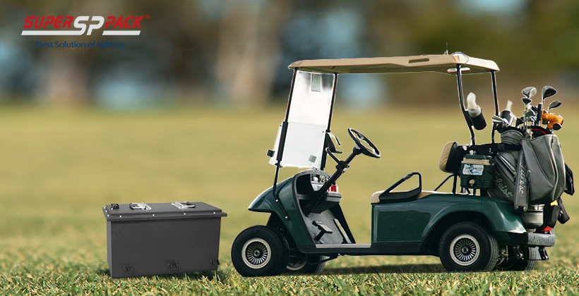 Superpack lithium battery is compatible with all golf cart brands on the market