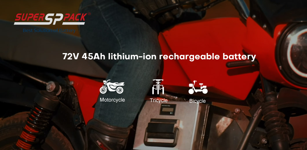 Batterie rechargeable lithium-ion 72V 45Ah