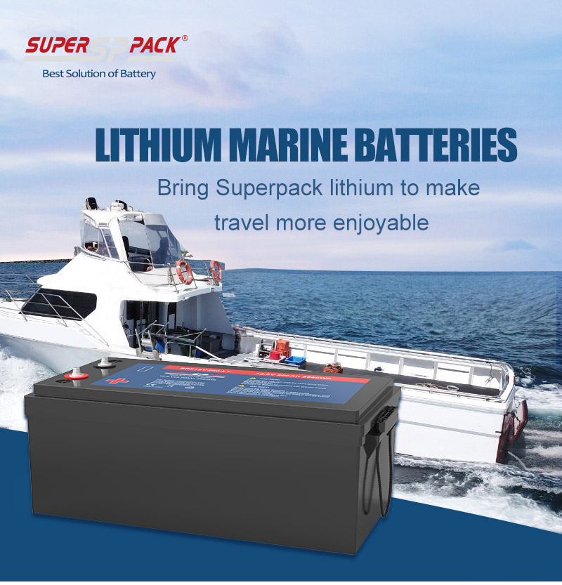 Batteries marines au lithium Superpack