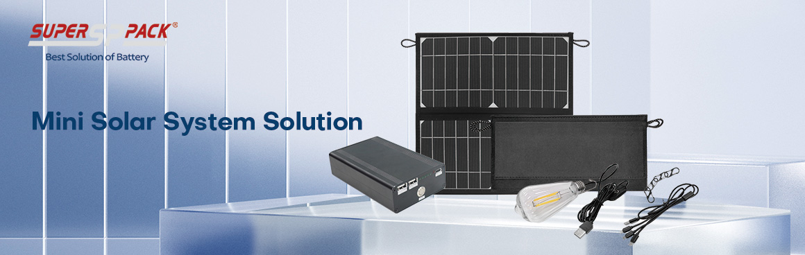 Solution de mini système solaire Superpack