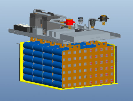 Batterie LiFePO4 24V105Ah pour autolaveuses, machines à plancher Tennant. 
