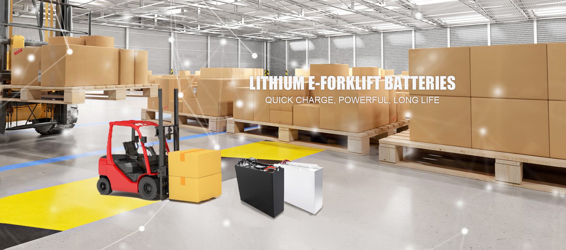 Lithium e-Forklift batteries
