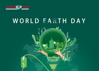 passez au vert le jour de la terre mondiale! avec la batterie superpack lifepo4
