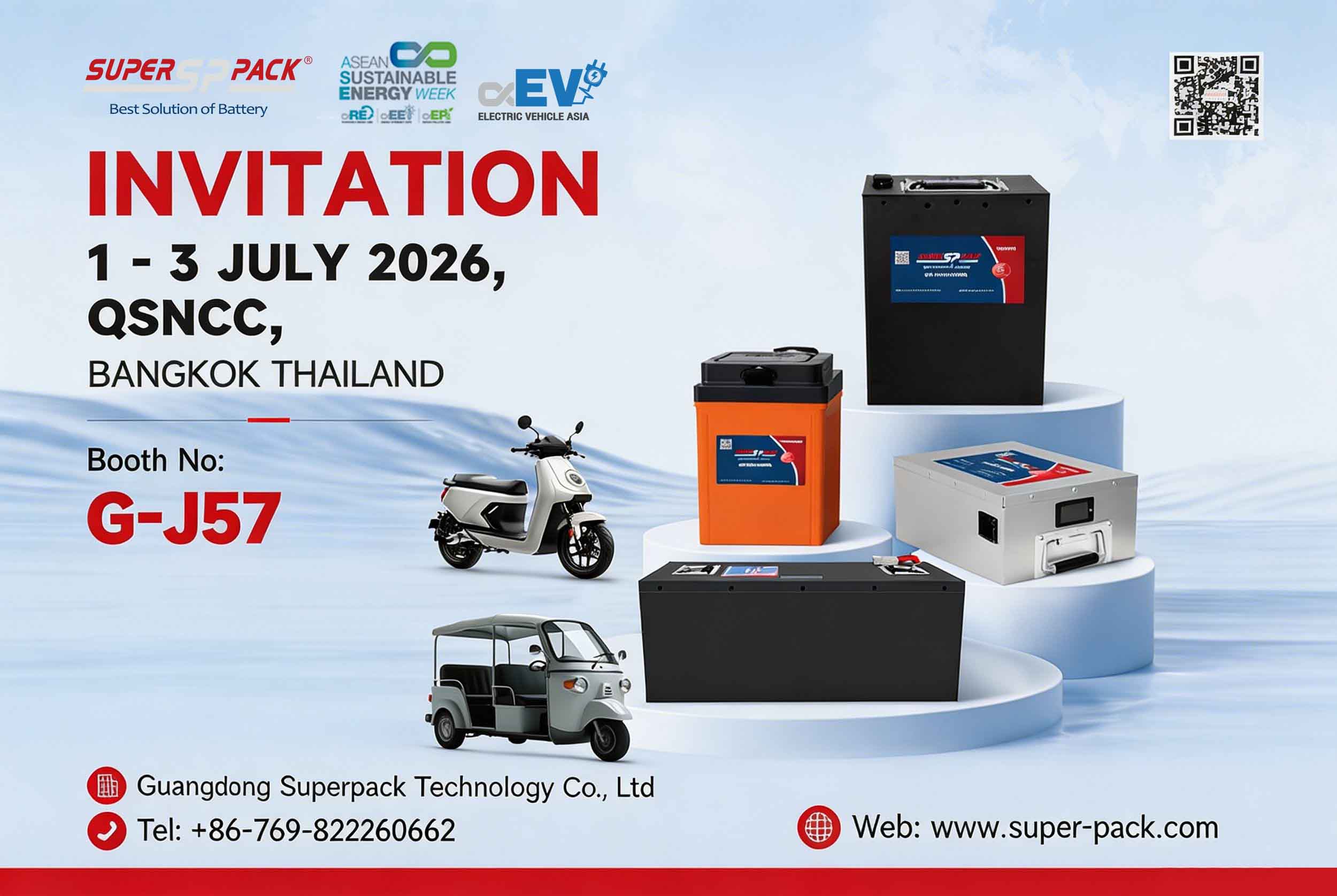 Superpack à la Semaine asiatique de l'énergie durable 2026 - QSNCC, Bangkok